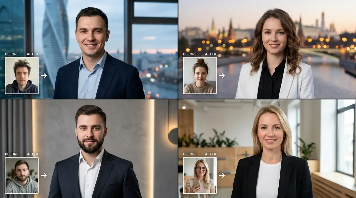 сгенерировать фото для резюме бесплатно